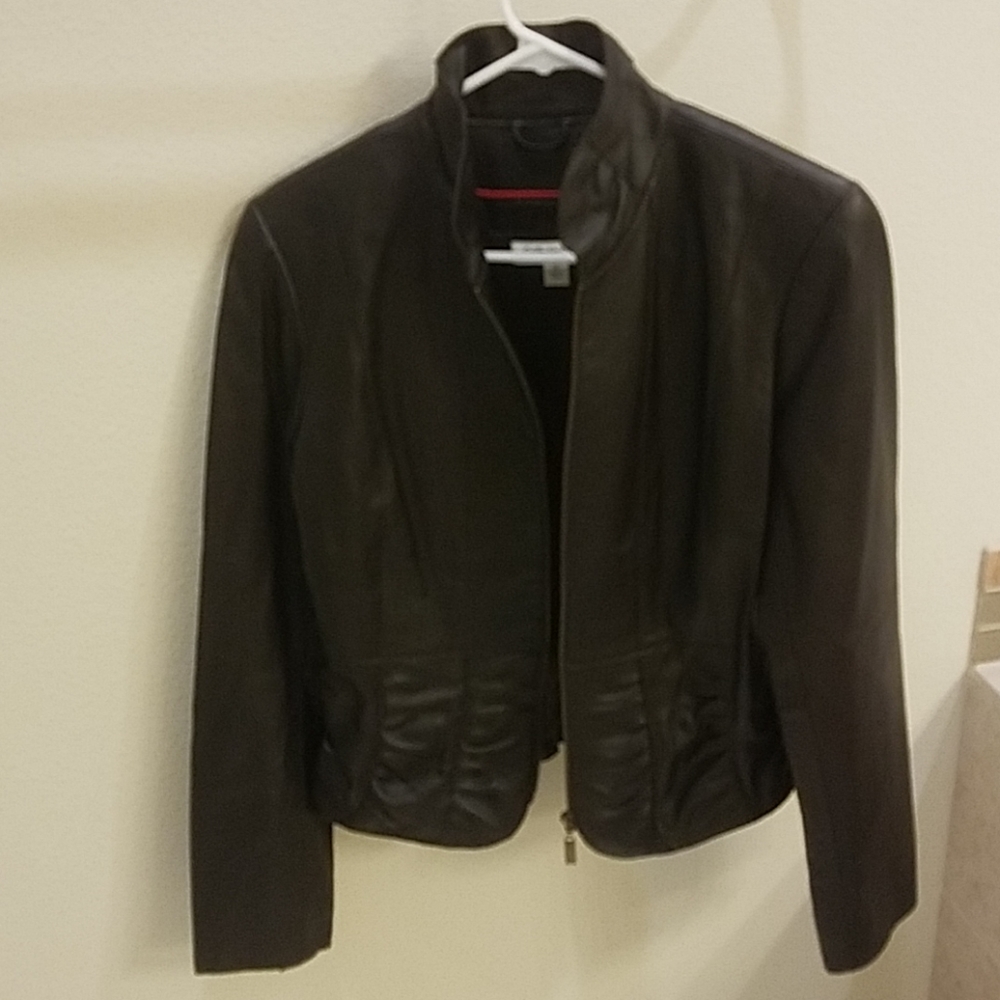 Leather jacket